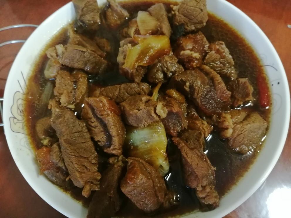 母亲指导红烧牛肉（简单电饭锅）