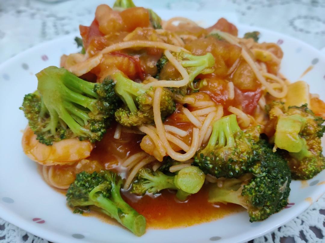 低脂又美味的虾仁意大利面