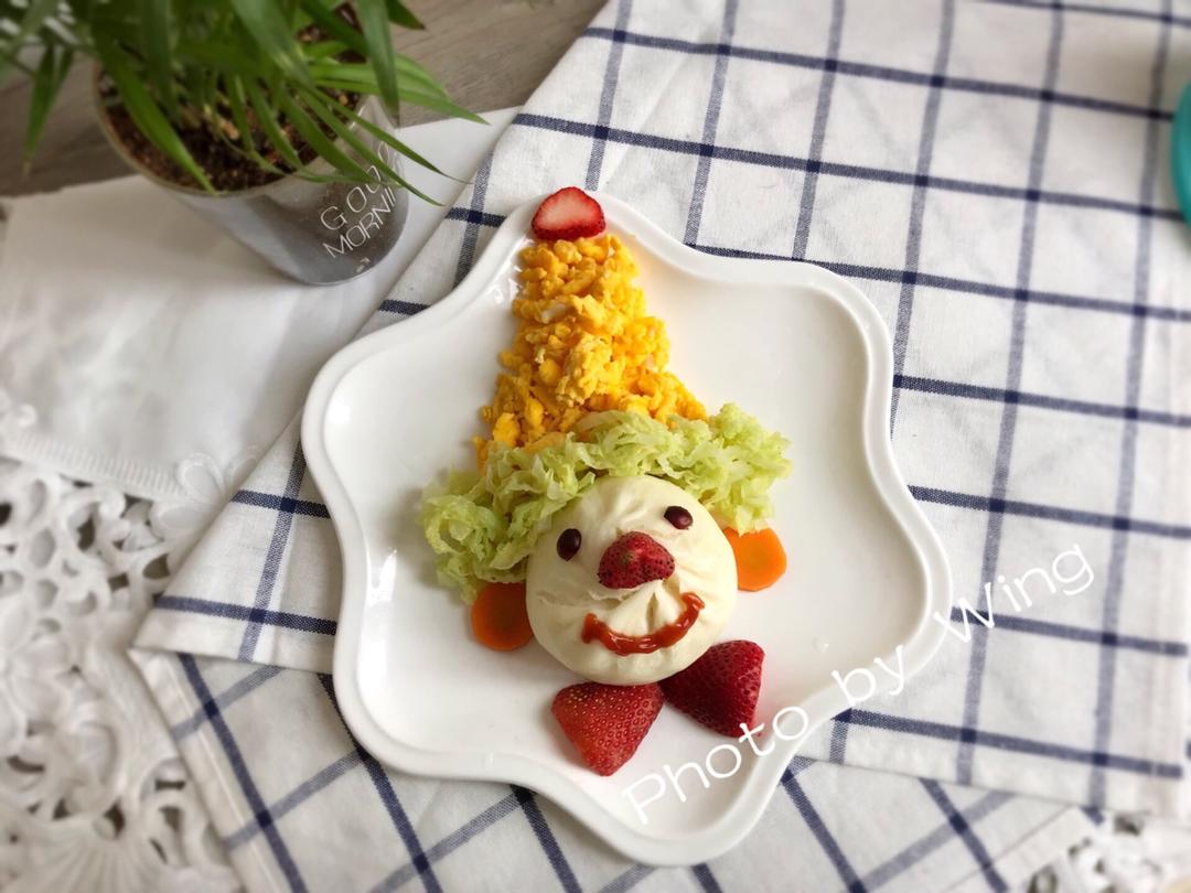 小丑趣味早餐