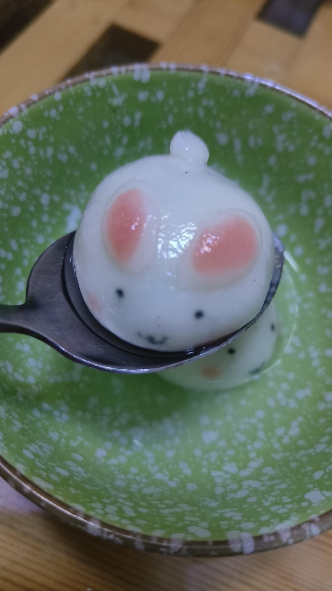 不开裂的卡通汤圆（含花生芝麻馅做法）