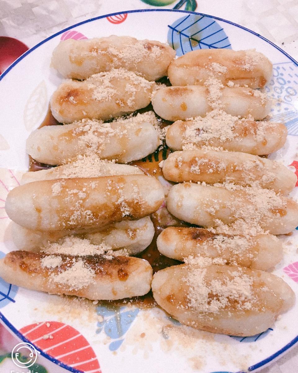 快手版红糖糍粑-简单速度快要求低孩子都能做