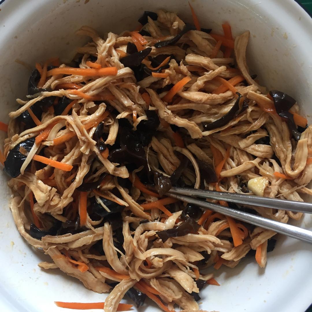 减脂健身｜凉拌手撕鸡丝（香辣&麻油版）