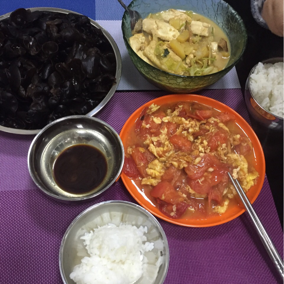 白菜炖豆腐