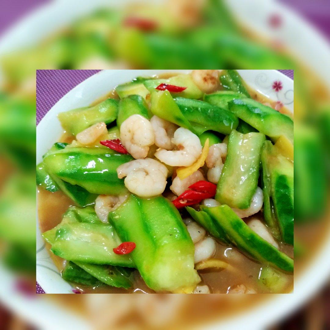 黄瓜炒虾仁