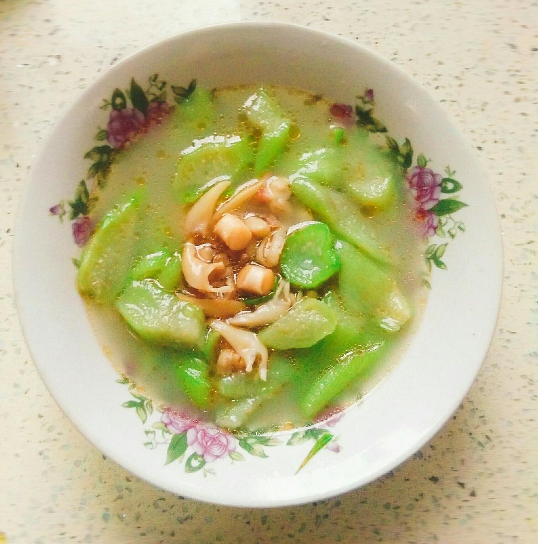 丝瓜白贝汤