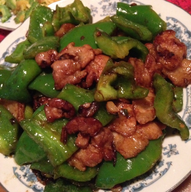 青椒炒肉