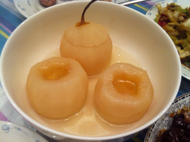 冰糖炖梨
