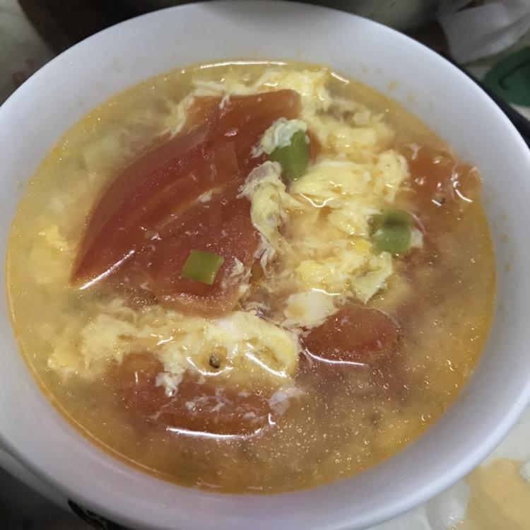 鸡蛋西红柿黄瓜汤