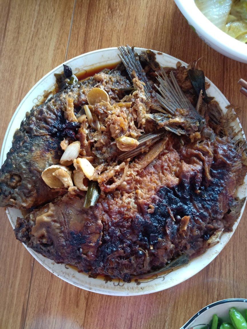 岳美做的红烧白鲢鱼【厨师我爸版】16元6.