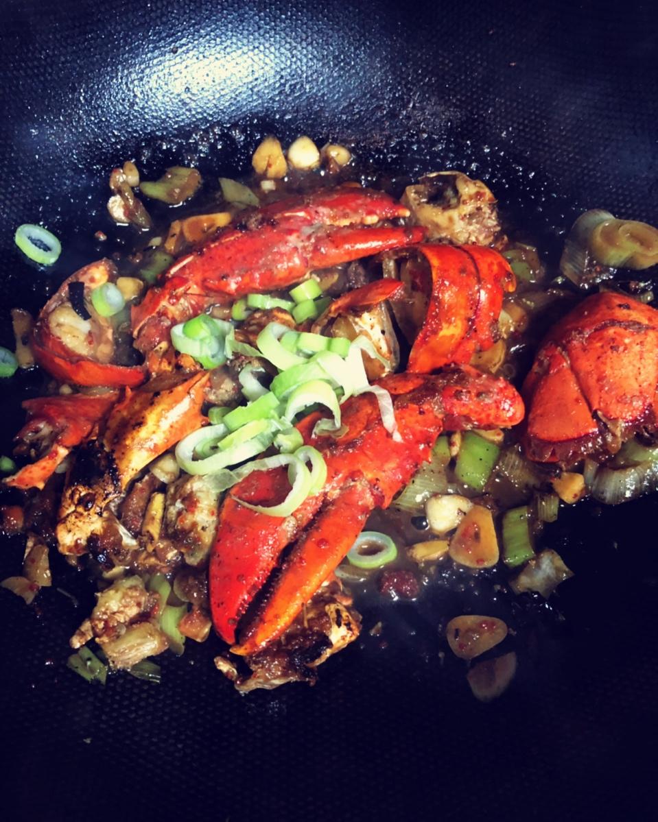 葱姜炒波士顿龙虾