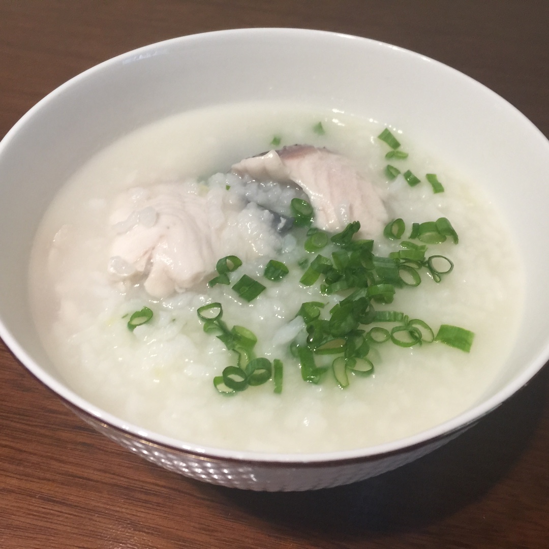 生菜鱼片粥