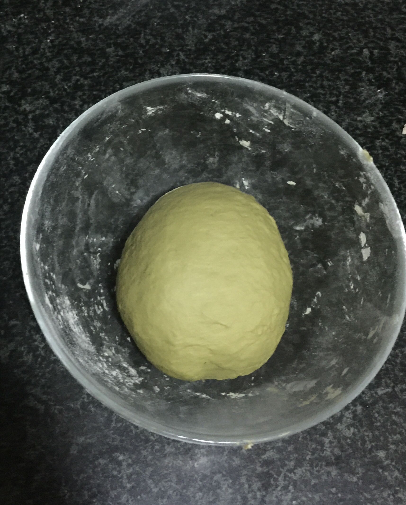 纯素抹茶麻薯坚果软欧包的做法 步骤4