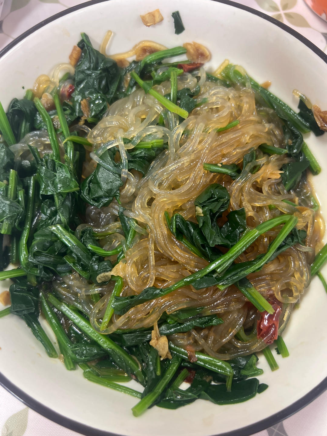 万能凉拌菜料汁（凉拌菠菜粉丝）