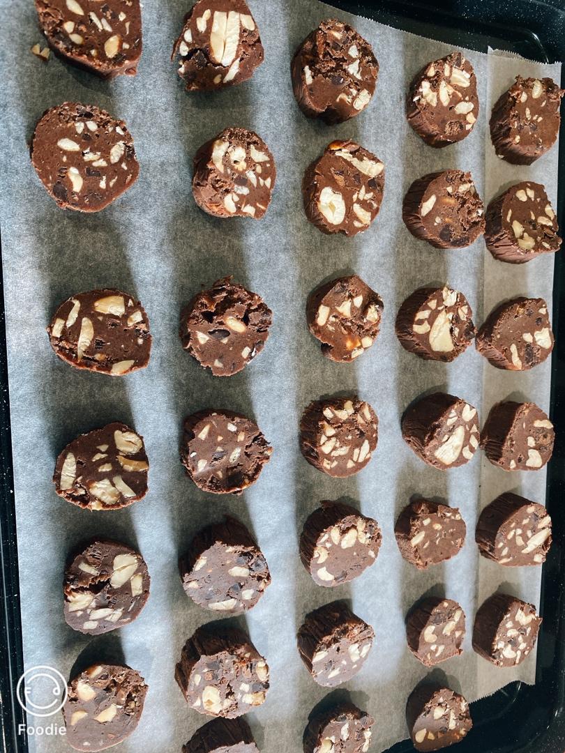 浓郁巧克力果仁曲奇 巨好吃！P妞的食记