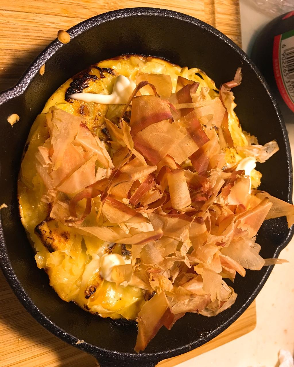 王承诺做的一人食～大阪烧(御好烧)