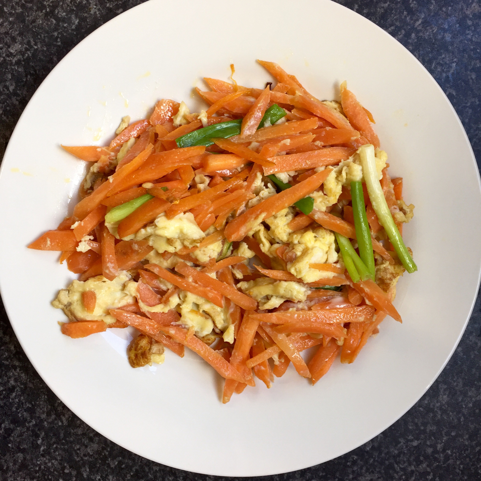 孤独的美食家-胡萝卜炒蛋