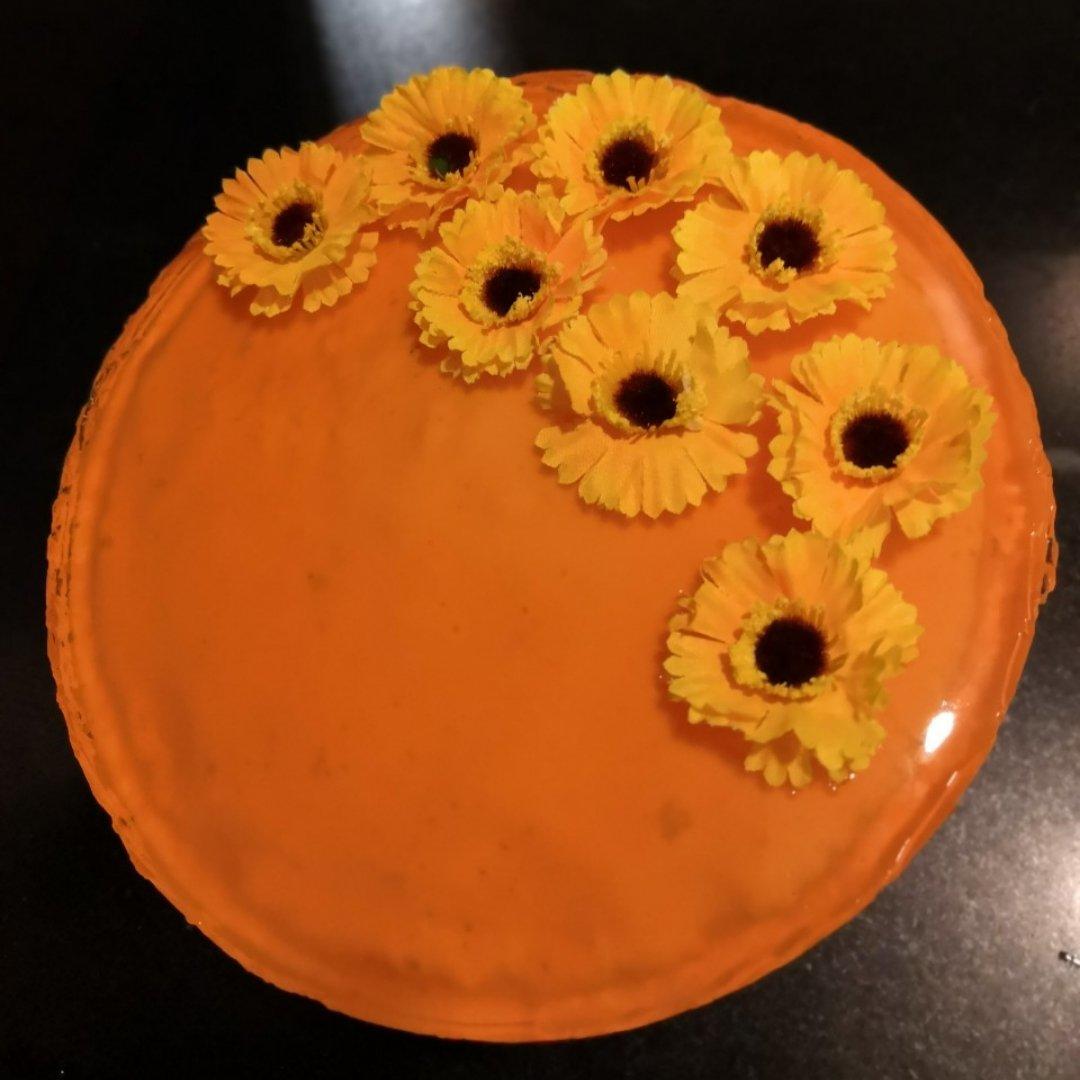 南瓜慕斯生日蛋糕