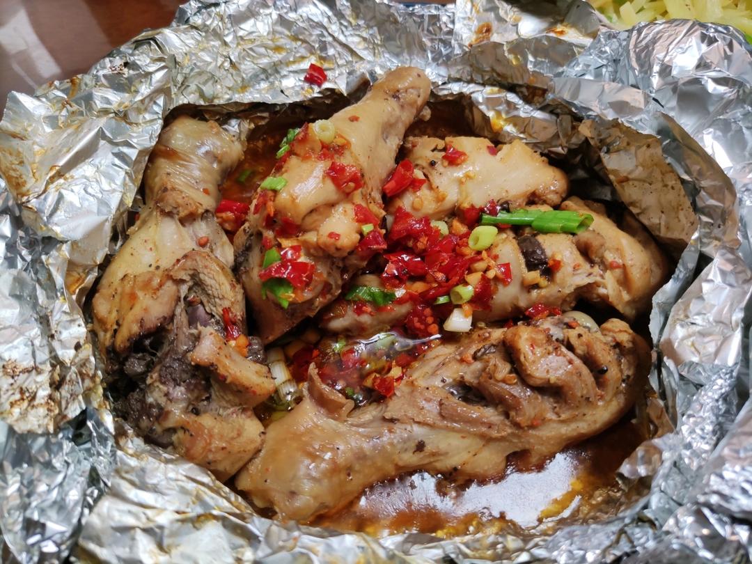 无水无油超嫩蒸鸡腿！！