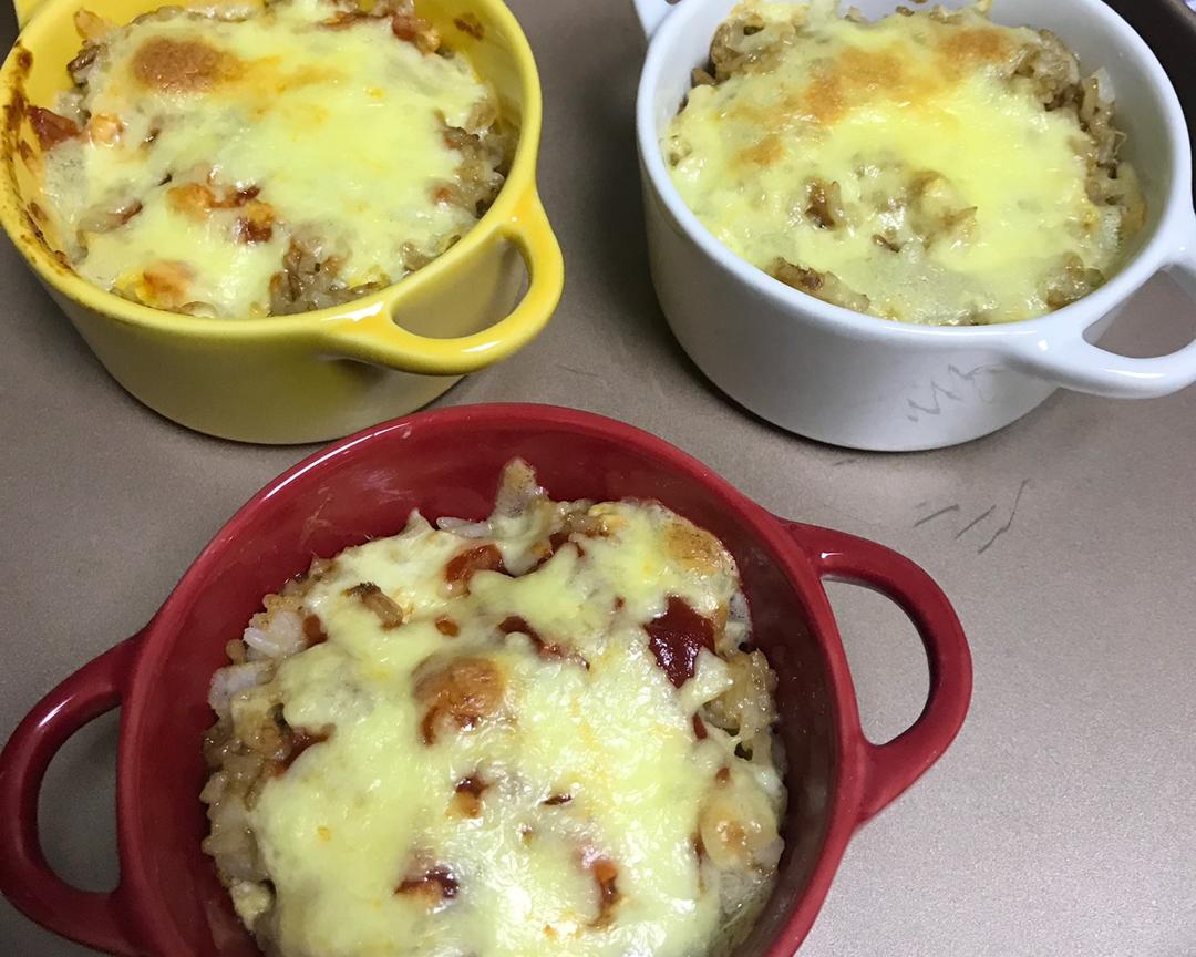 超简单芝士焗饭