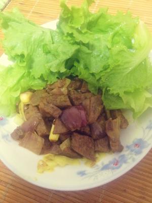 咖喱洋葱炒牛肉（简易版）的做法 步骤5