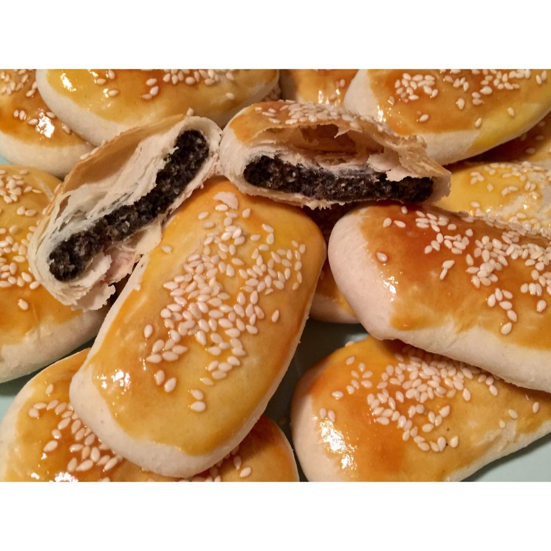 芝麻椒盐牛舌饼（北京小吃）