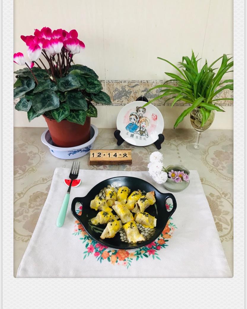 香肠可颂🥐（手抓饼版）