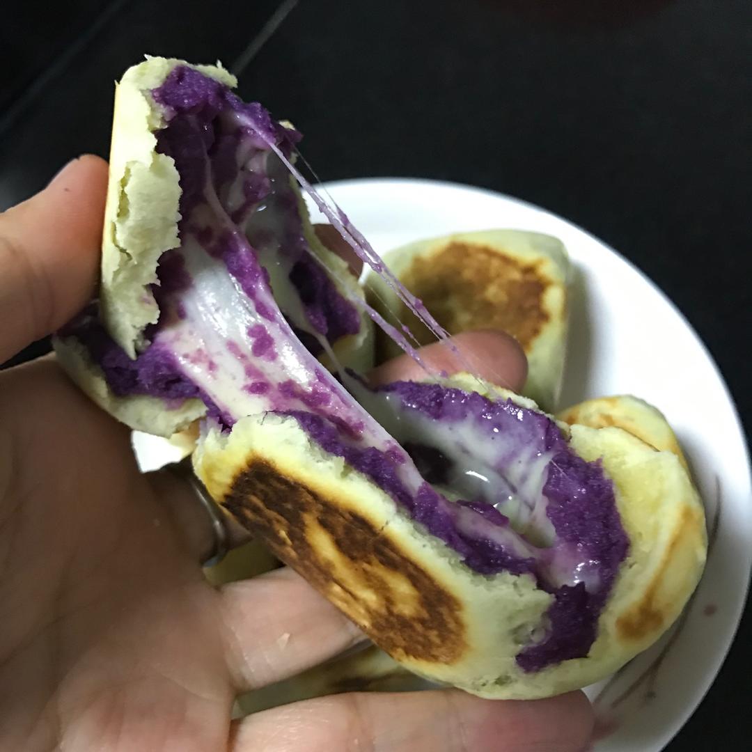 【爆浆紫薯仙豆糕】