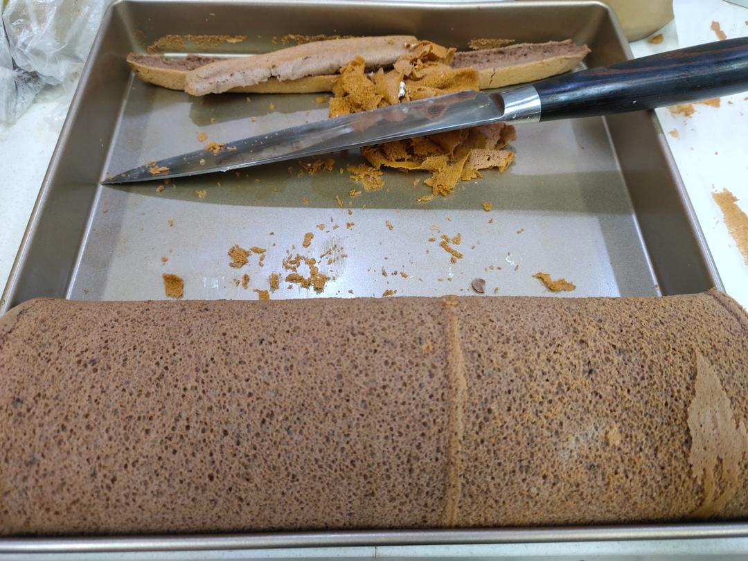 肥而不腻的超厚瑞士卷