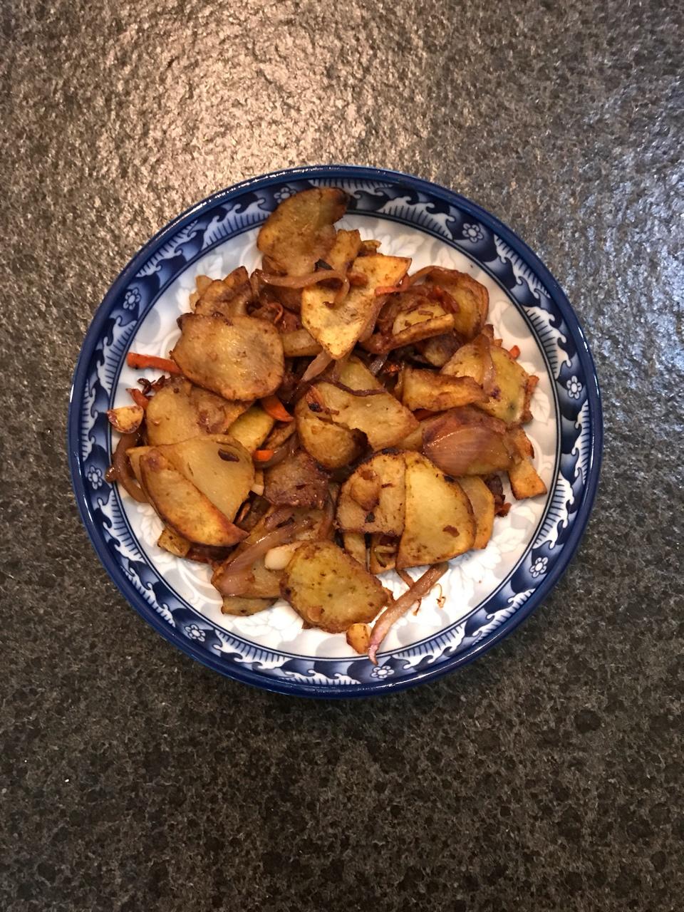 干锅土豆片
