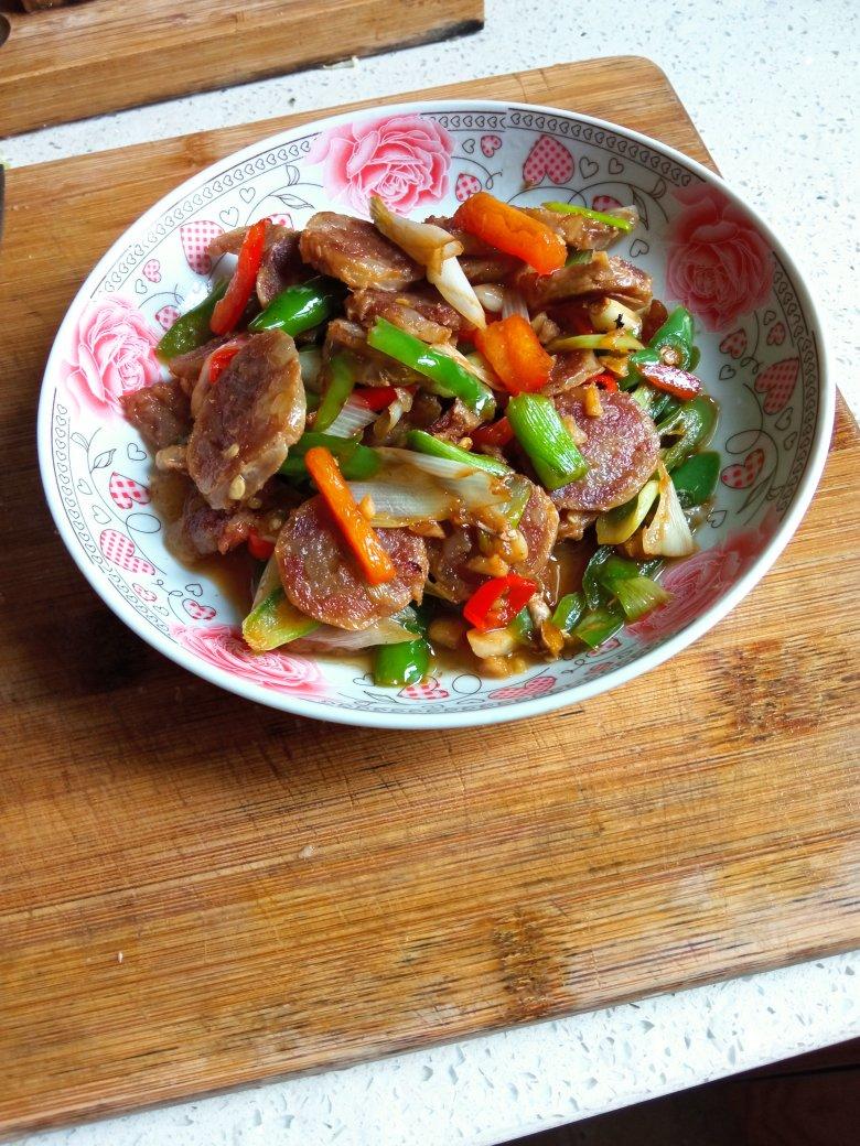 青椒炒香肠