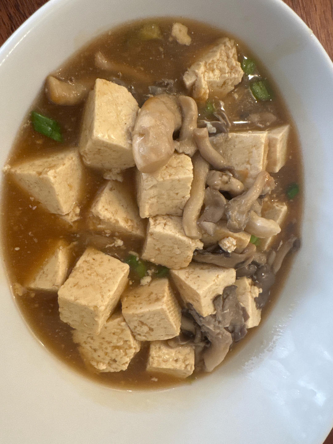 平菇烧豆腐