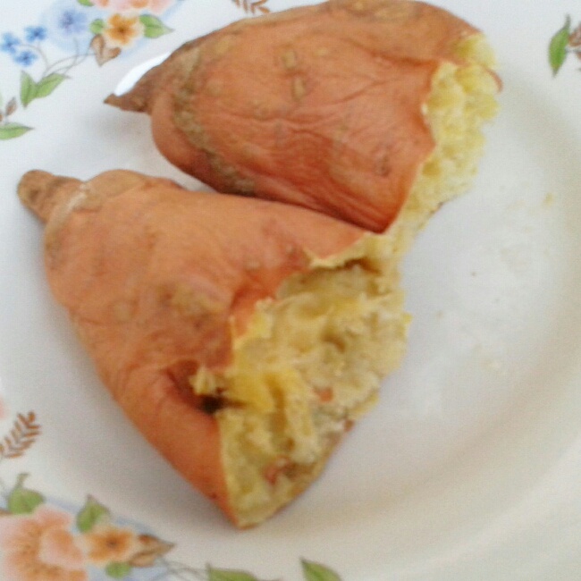 微波炉版烤红薯
