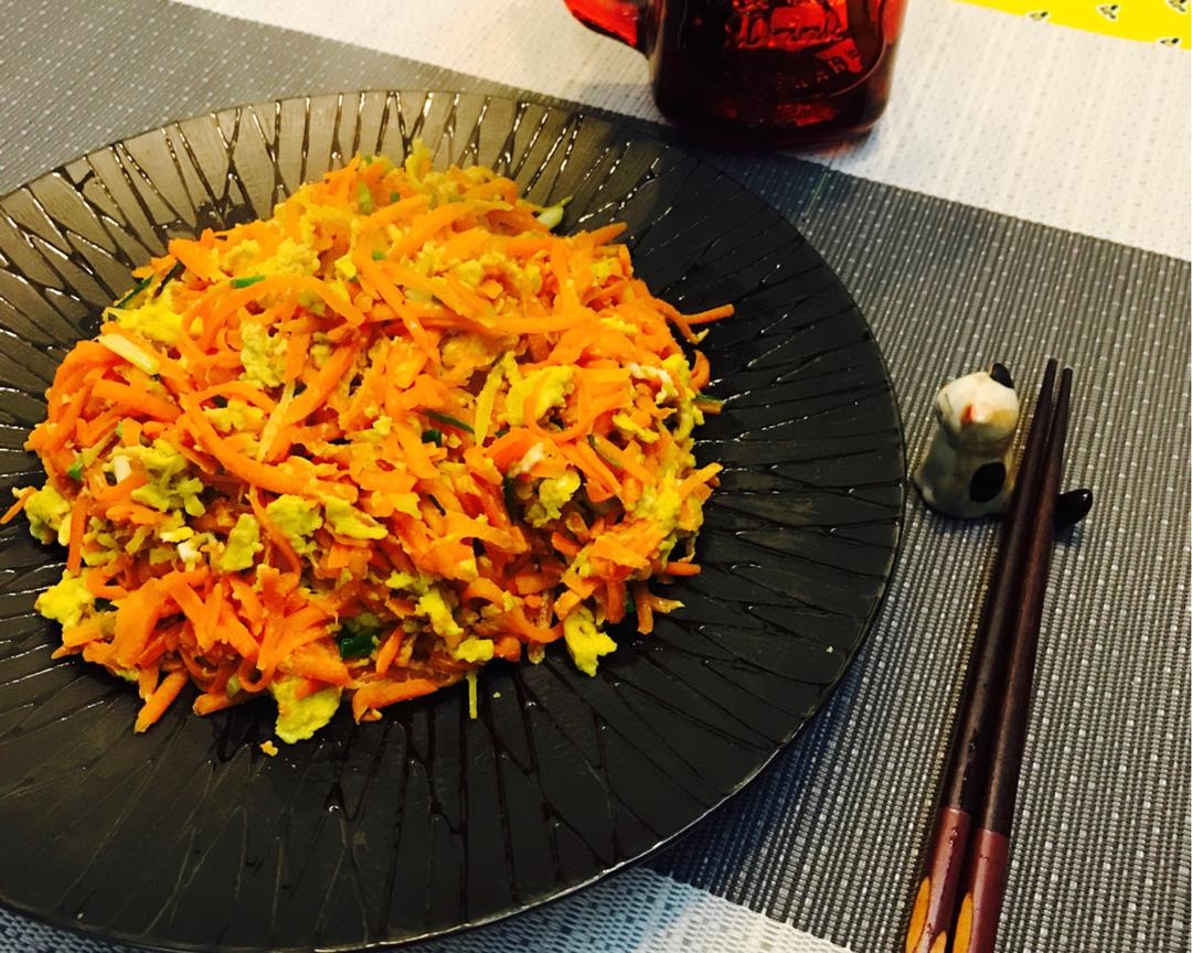 胡萝卜鸡蛋的做法