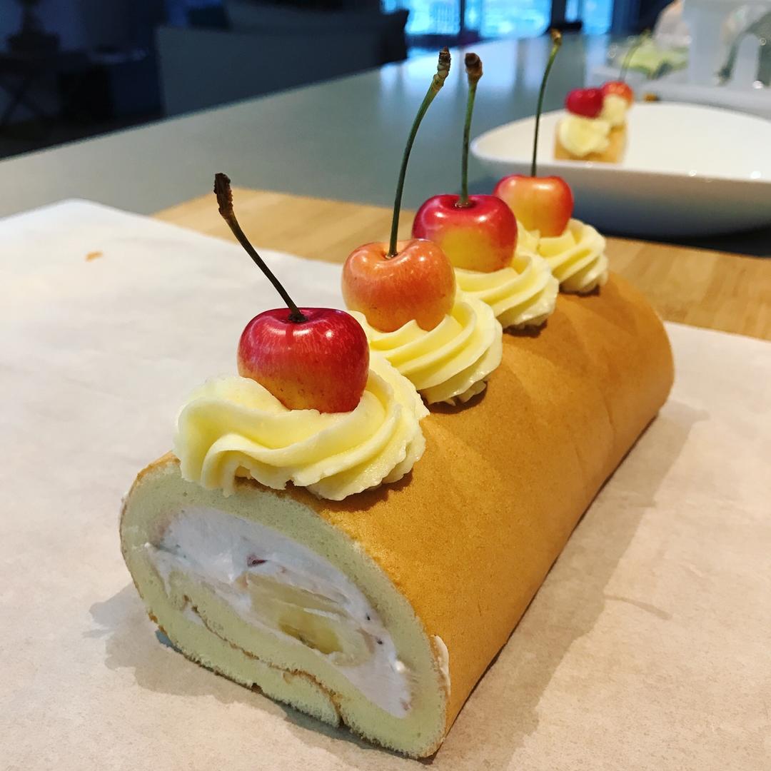 手机用户29602crt做的tinrry下午茶教你做基础原味蛋糕卷