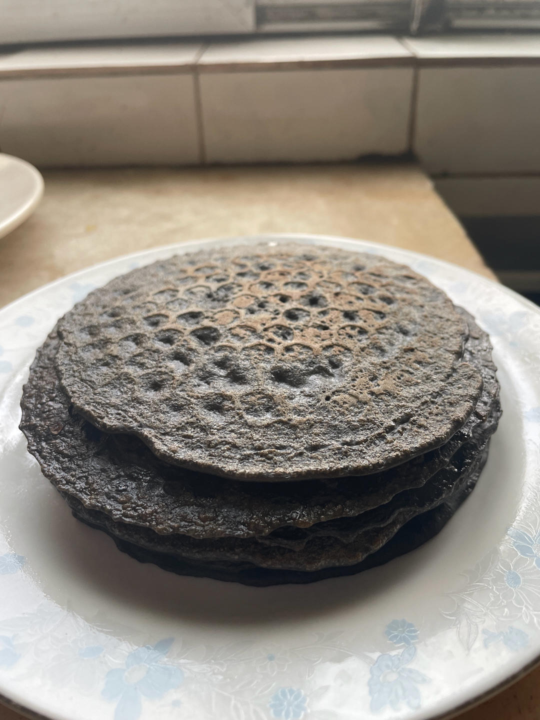 黑芝麻酱松饼🥞