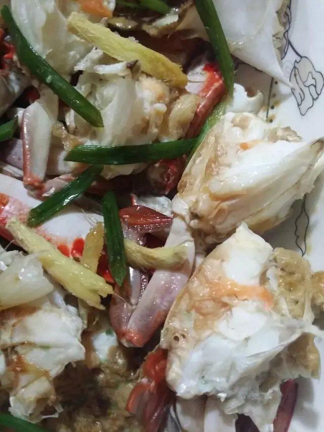 清蒸葱姜梭子蟹的做法