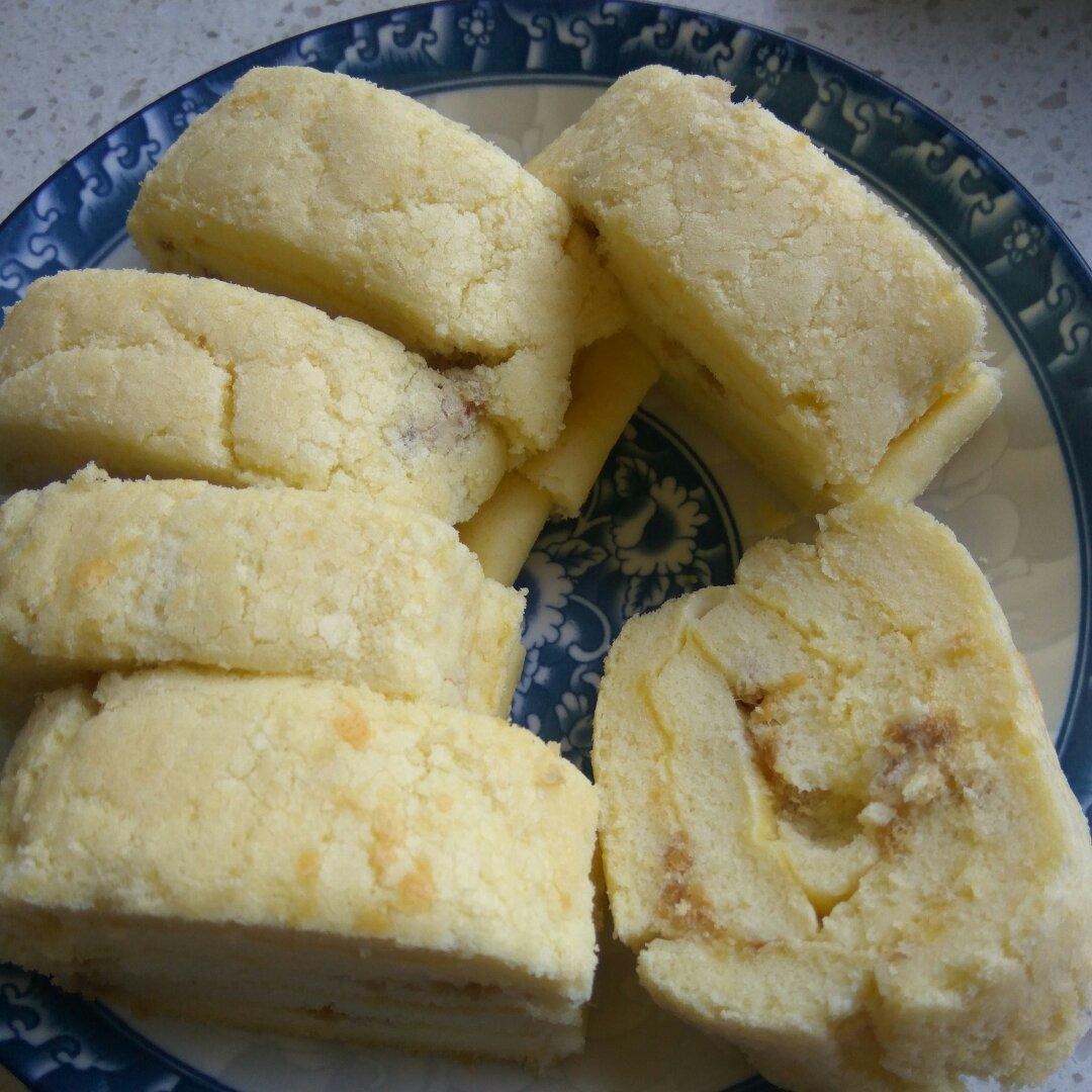 香葱肉松戚风卷