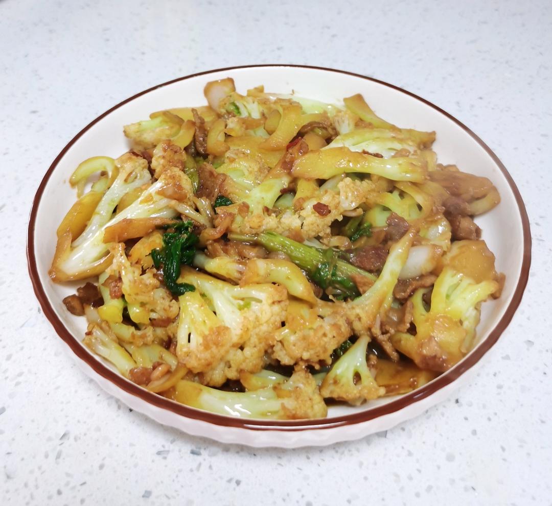 和饭店一个味道的干锅花菜