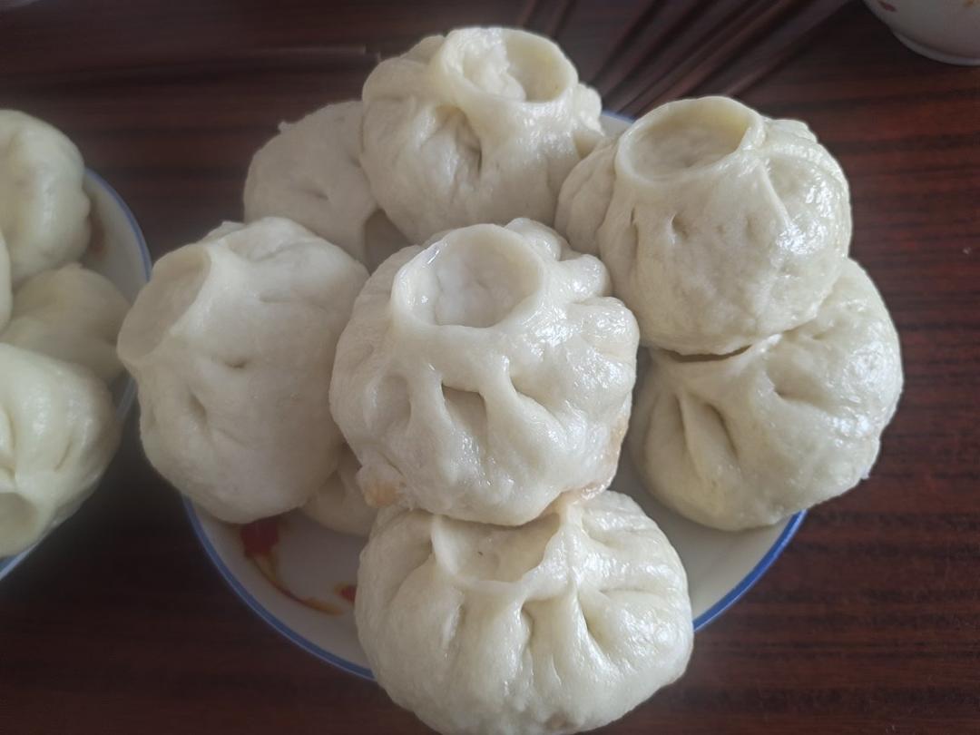 手工包子（肚脐包）
