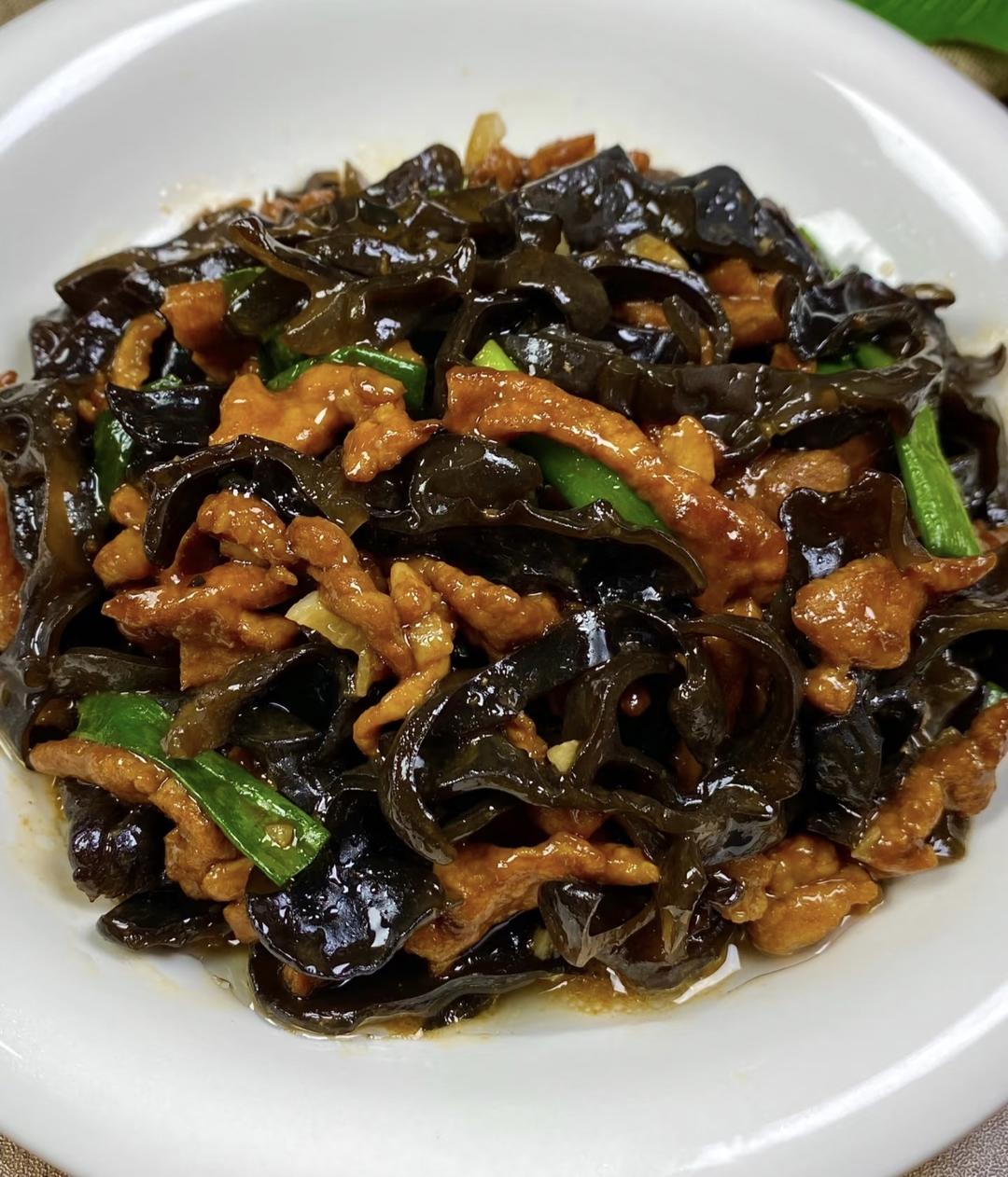 木耳炒肉丝