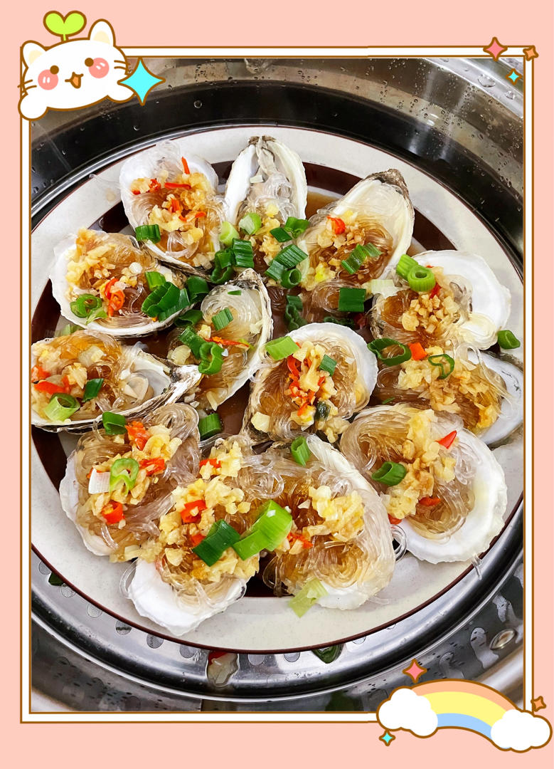 蒜蓉粉丝蒸生蚝
