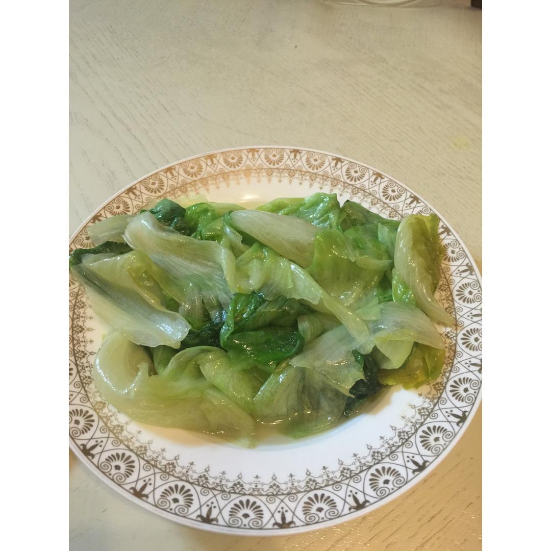 清炒生菜