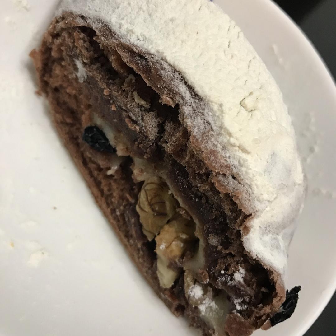 麻薯核桃夹心软欧包