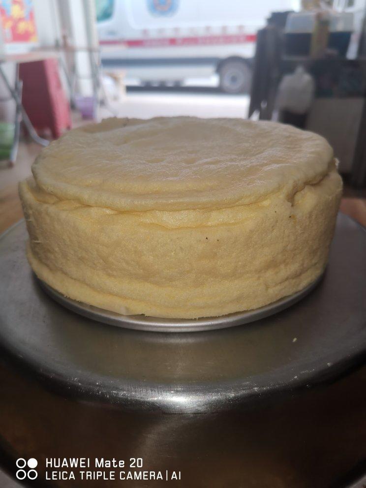 零失败戚风蒸蛋糕（8寸）可做蛋糕胚（另附红丝绒蒸蛋糕做法）