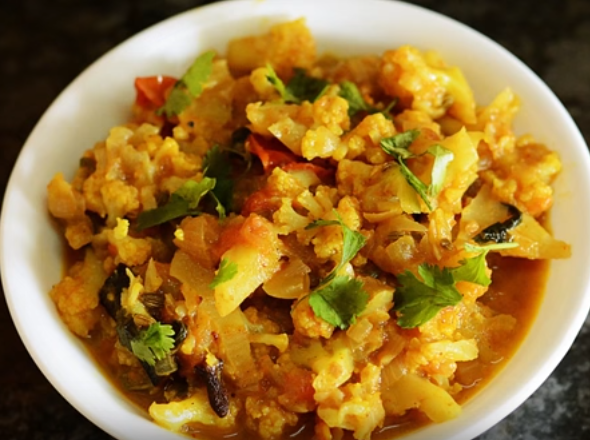 印度咖喱花菜cauliflower curry的做法