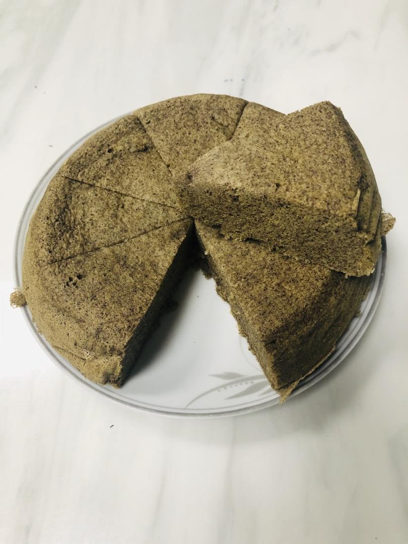 小美.黑米蒸蛋糕
