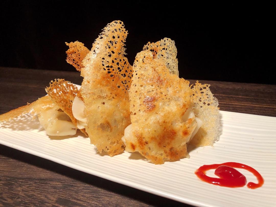 wendy唐狮子做的蕾丝冰花煎饺