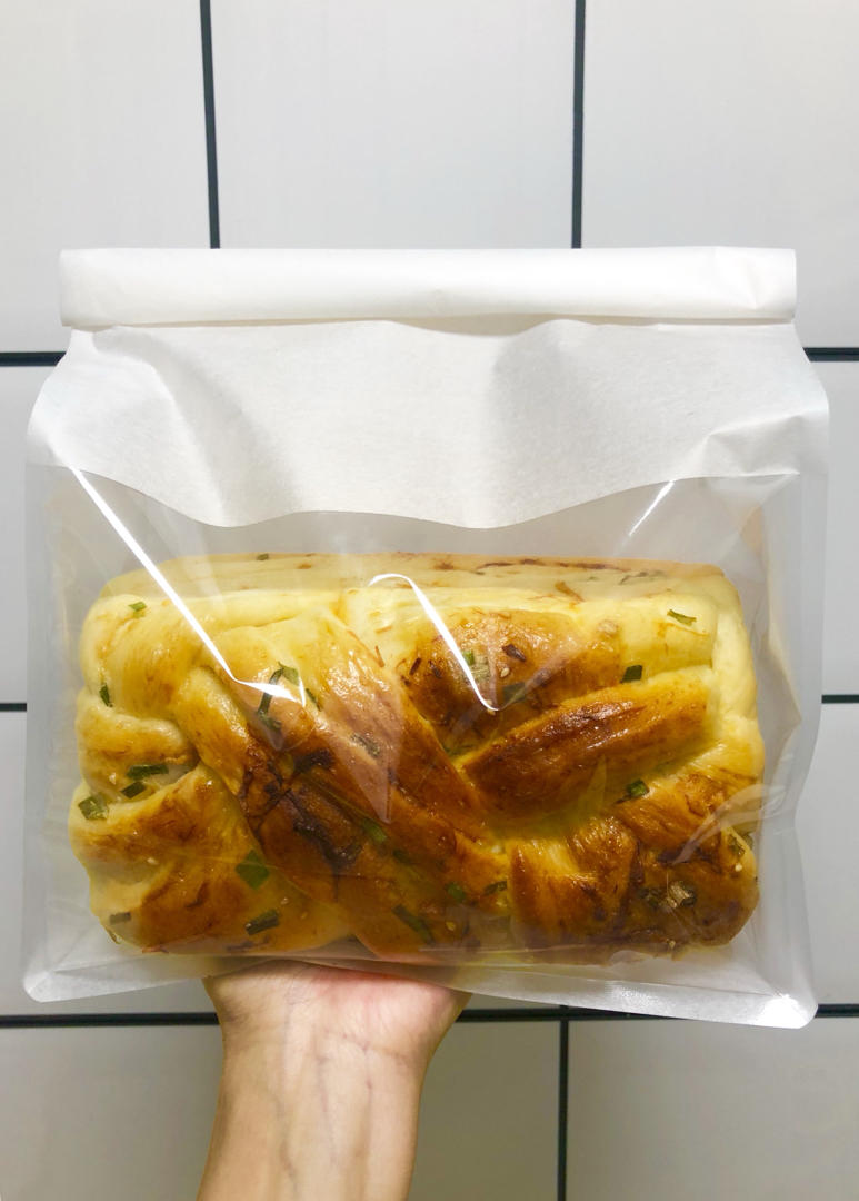 香葱肉松手撕吐司