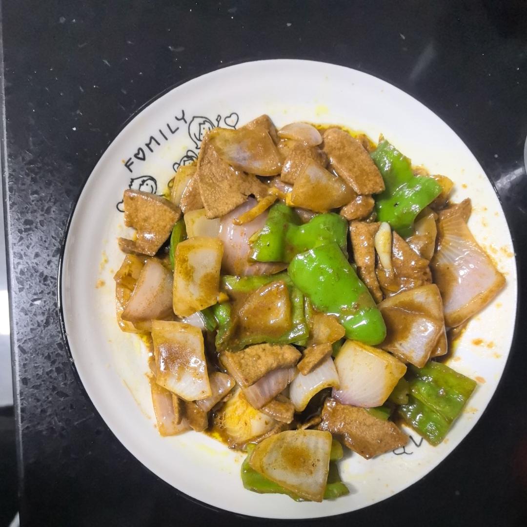 洋葱爆炒猪肝（简单易学，色香味俱全😋）