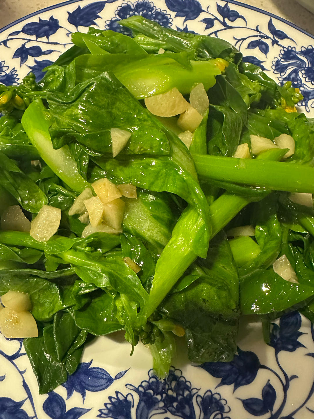 蚝油芥蓝，改刀后的比不改刀好吃百倍